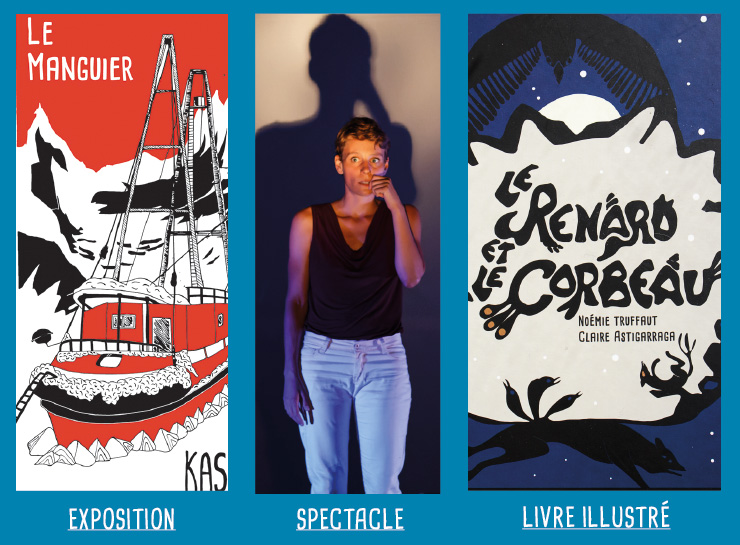 You are currently viewing Saisons polaires / Triptyque Exposition – Spectacle – Livre jeunesse illustré / Groenland